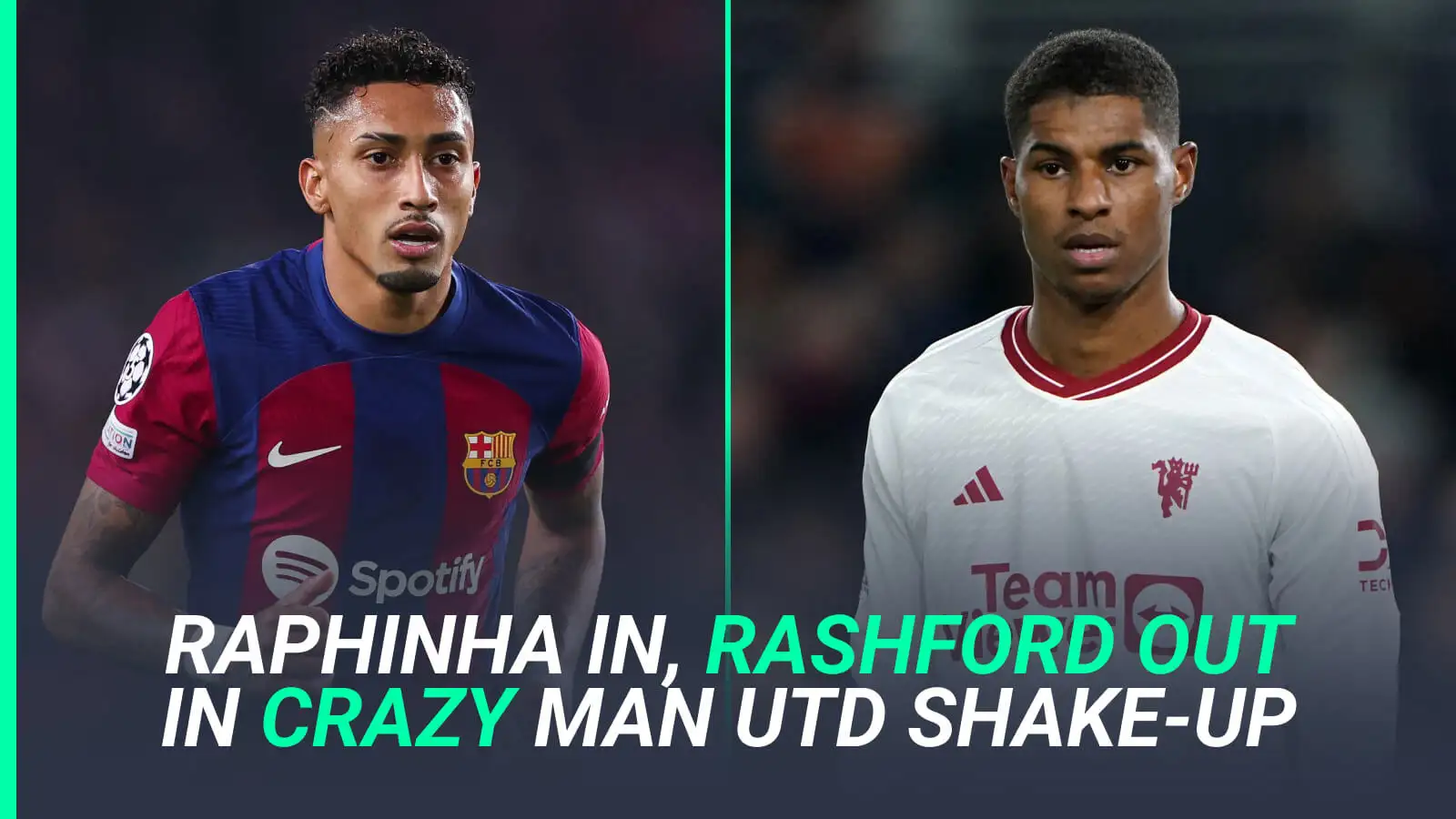 Man Utd strike ‘agreement in principle’ to sign Barcelona winger after stunning Rashford exit claims