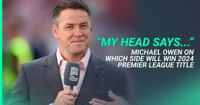 Michael Owen has called who of Liverpool, Arsenal and Man City will win the Premier League title