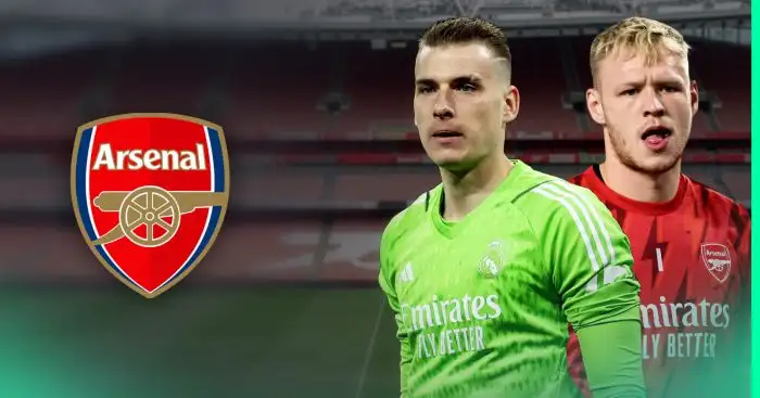 Arsenal could replace Aaron Ramsdale with Real Madrid keeper Andriy Lunin