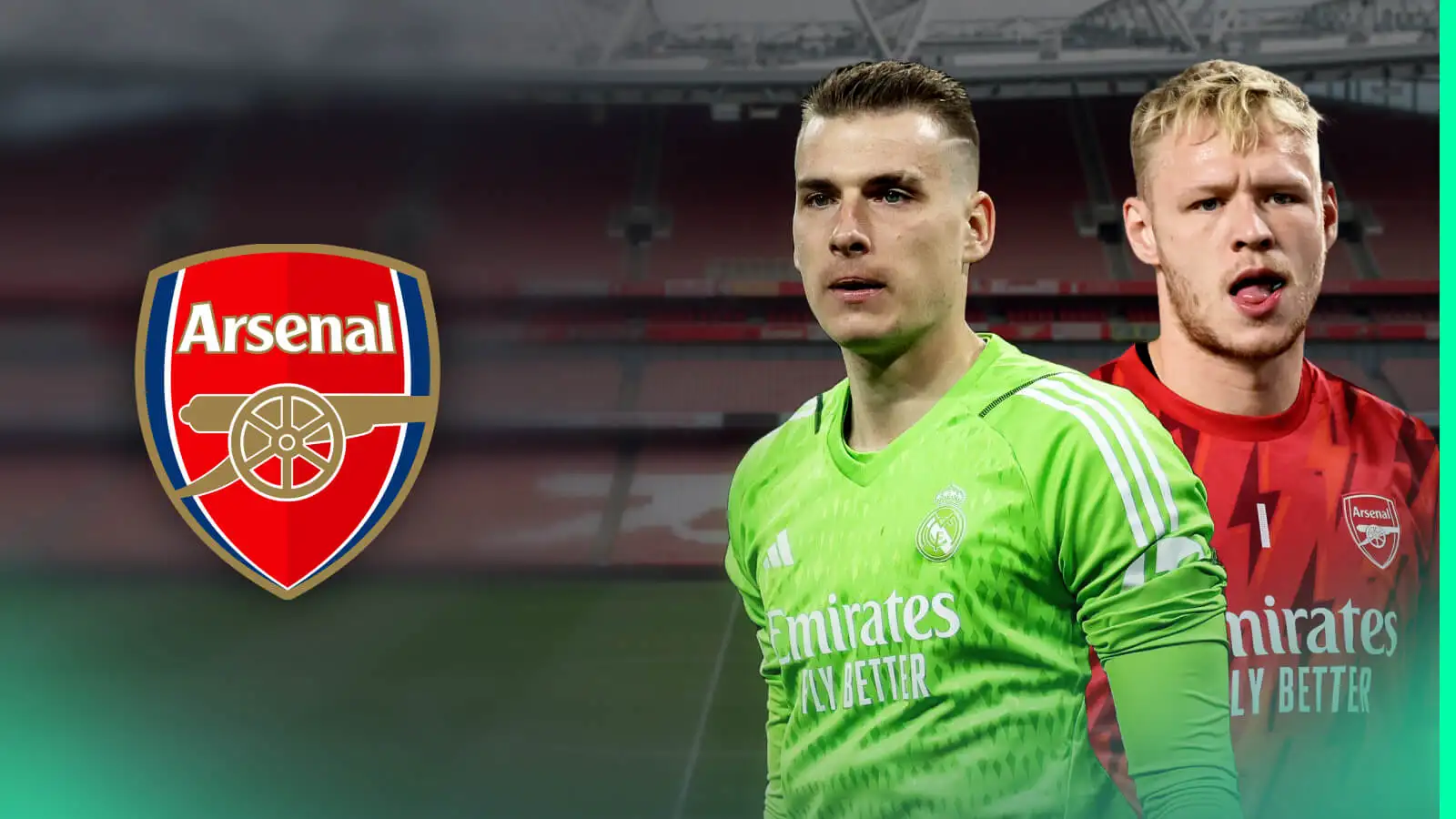 Arsenal could replace Aaron Ramsdale with Real Madrid keeper Andriy Lunin