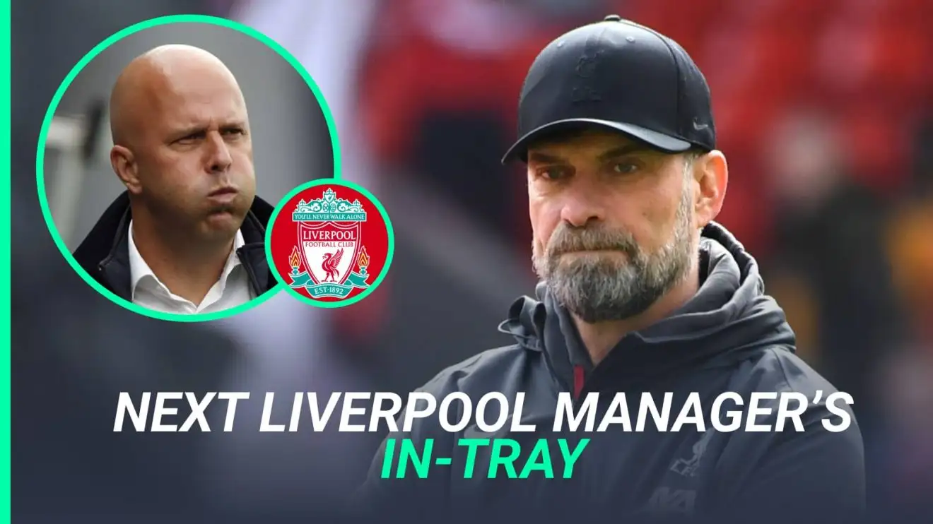 Jurgen Klopp and Arne Slot