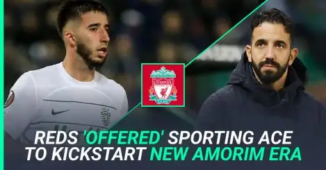 Liverpool ‘offered’ €60m Sporting star who’ll oust Klopp favourite and begin Amorim era with a bang