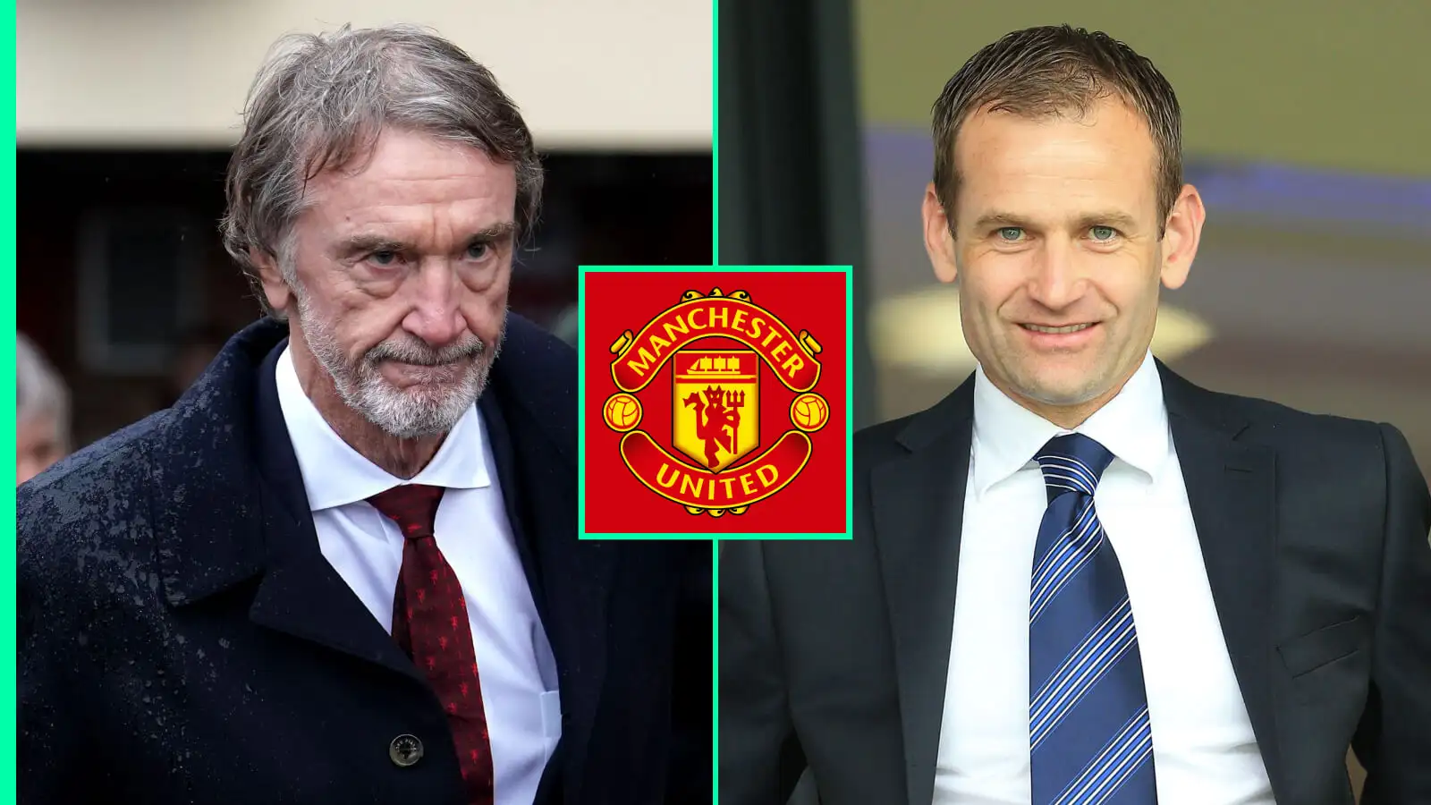 Manchester United minority shareholder Sir Jim Ratcliffe and sporting director Dan Ashworth