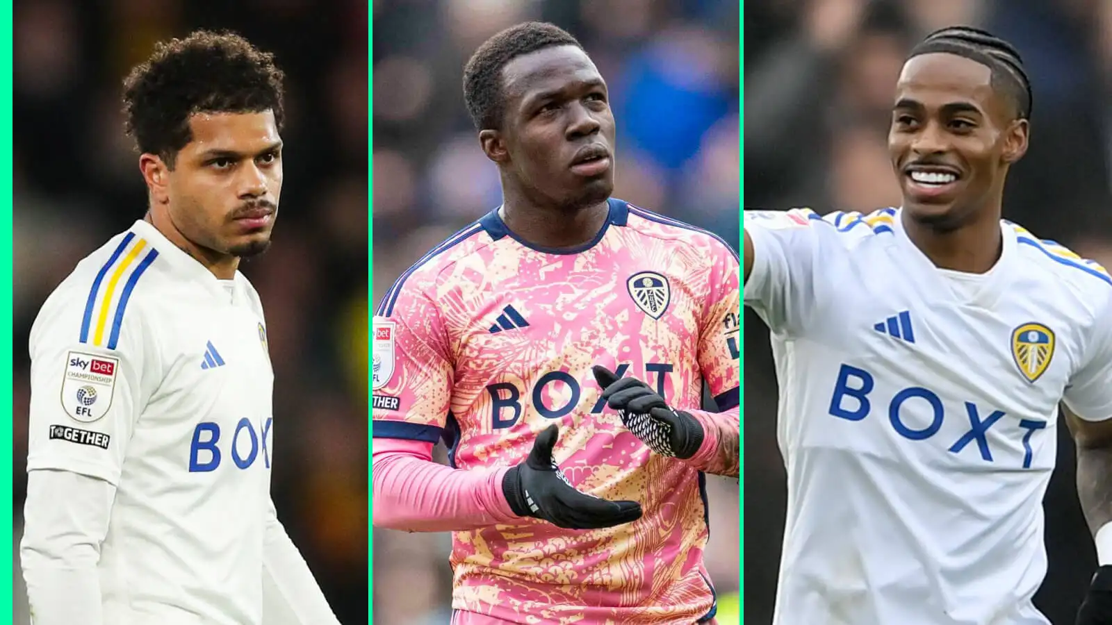 Leeds trio Georginio Rutter, Wilfried Gnonto and Crysencio Summerville could all leave, per reports