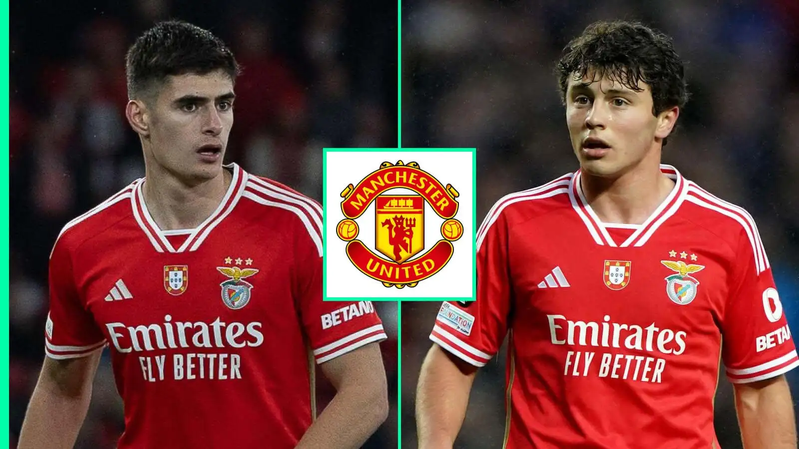 Man Utd scout highly-rated Benfica duo as €220m double transfer coup gathers pace