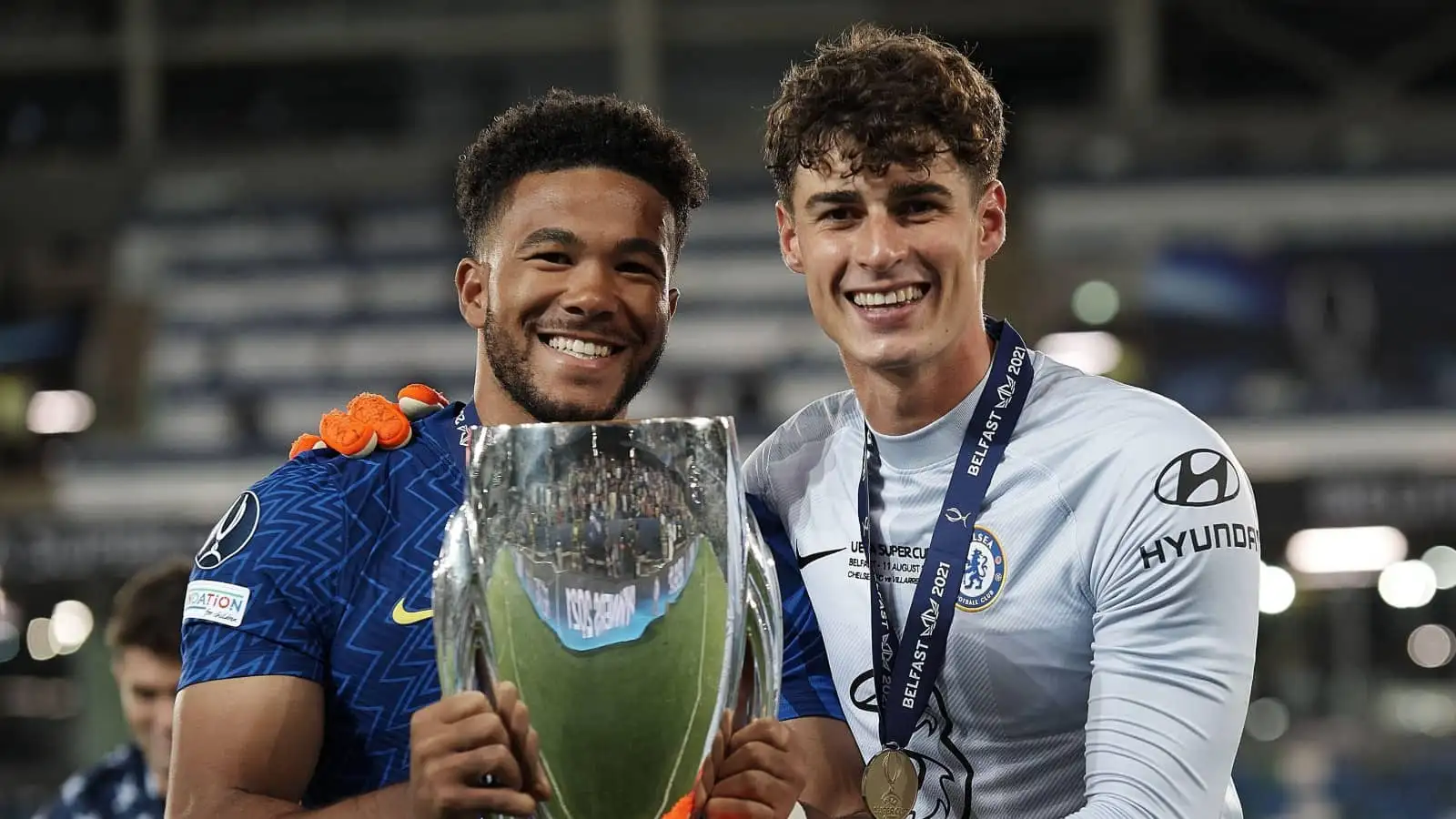 Reece James and Kepa Arrizabalaga, Chelsea