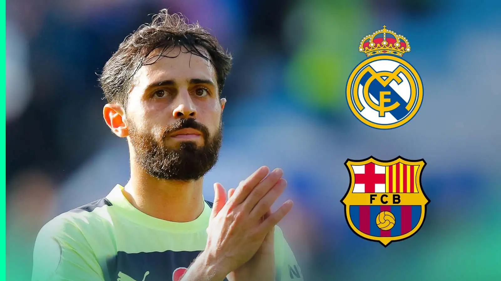 Bernado Silva has been linked with Real Madrid and Barcelona