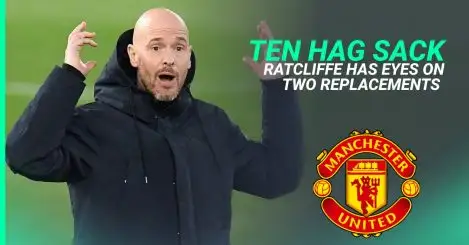 Game over for ‘kamikaze’ Ten Hag as Man Utd chief Ratcliffe draws up two-man shortlist