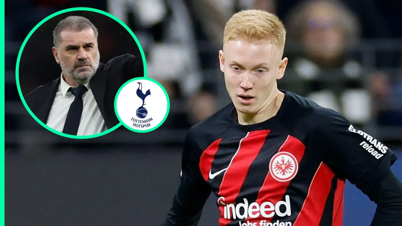 Tottenham are favourites to sign Eintracht Frankfurt midfielder Hugo Larsson