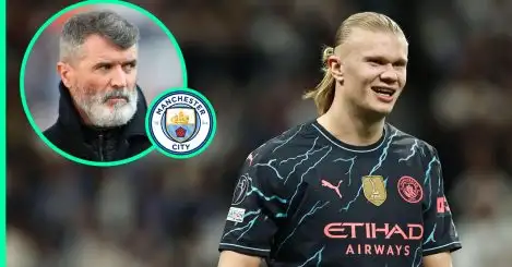 Roy Keane brutally told he ‘couldn’t lace Erling Haaland boots’ in staggering response to Man City criticism