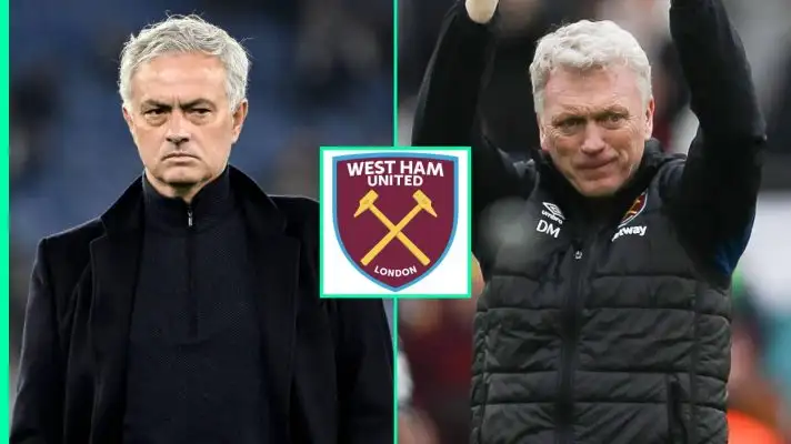 Jose Mourinho could replace David Moyes as West Ham manager