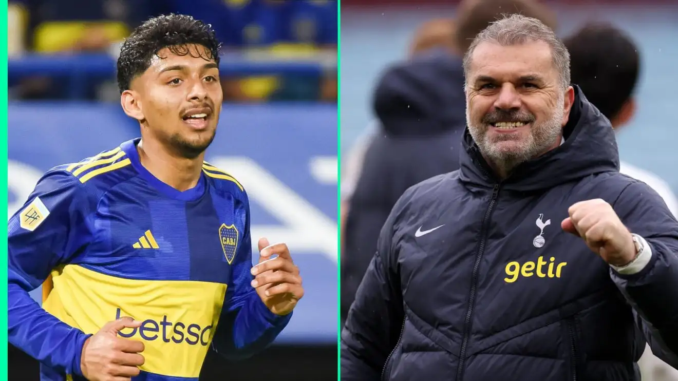 Tottenham target Cristian Medina and manager Ange Postecoglou Tottenham target Cristian Medina, manager Ange Postecoglou