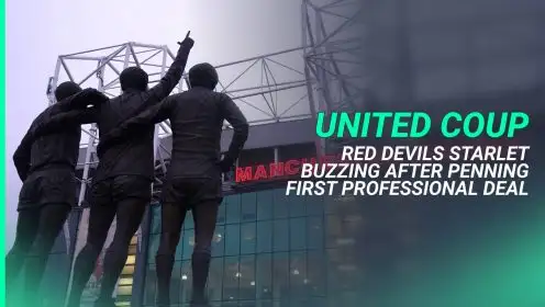 ‘Liverpool Lionel Messi’ buzzing after penning first professional contract at Man Utd