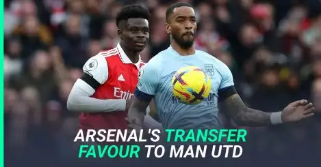 Arsenal allow Man Utd to complete blockbuster signing of forward who’ll trump Bruno Fernandes