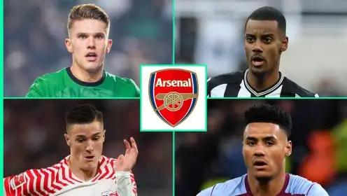 Arsenal draw up four-man striker shortlist as Champions League woes expose key weakness