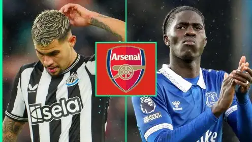 Newcastle ecstatic as star player drops major hint he’ll snub Arsenal; Gunners turn attention to Everton man