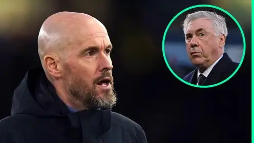 ‘It could happen’ – Man Utd tipped to sack Ten Hag and bring in Carlo Ancelotti ahead of Coventry clash