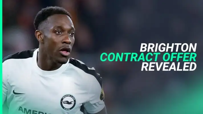 Brighton have offered a new contract to Danny Welbeck