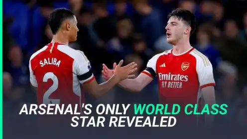 Saka, Odegaard snubbed as only one ‘world class’ Arsenal star named in staggering verdict