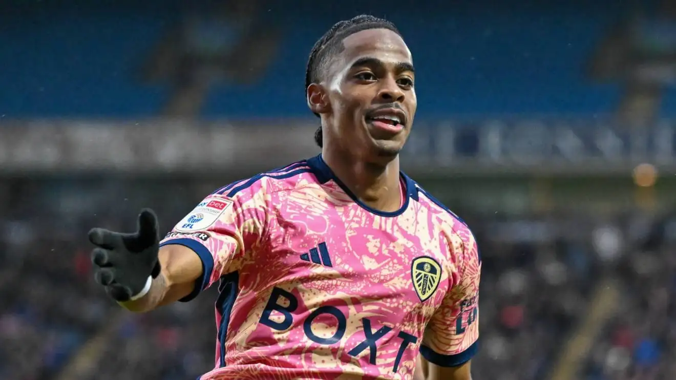 Leeds United winger Crysencio Summerville Leeds United winger Crysencio Summerville