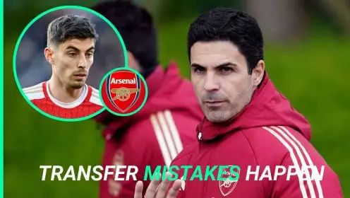 Mikel Arteta admits ‘inevitability’ over Arsenal transfer ‘mistakes’ as key man silences critics