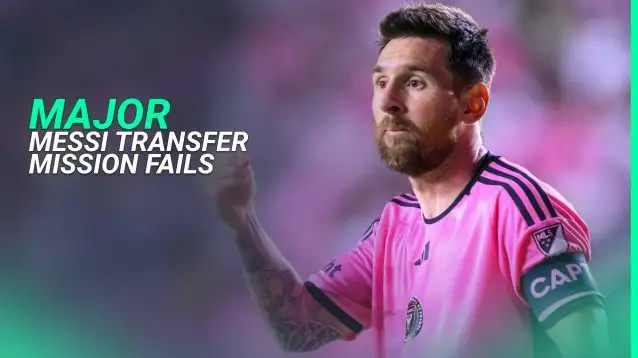 Lionel Messi will not get the chance to link up with another former Barcelona teammate at Inter Miami yet