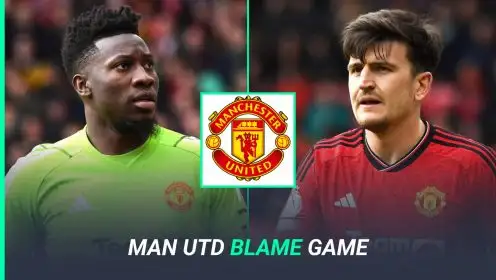 Top Man Utd defender blamed for making ‘incredible’ Andre Onana ‘look terrible’