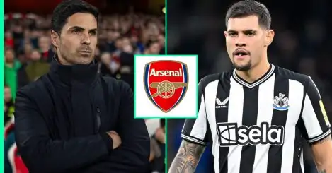Arteta to brutally axe £110m Arsenal trio to fund swoop for Newcastle superstar