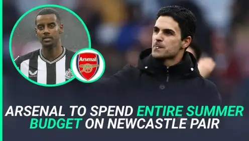 Arsenal target incredible £150m double raid with Arteta dreaming of signing prolific 24 y/o striker