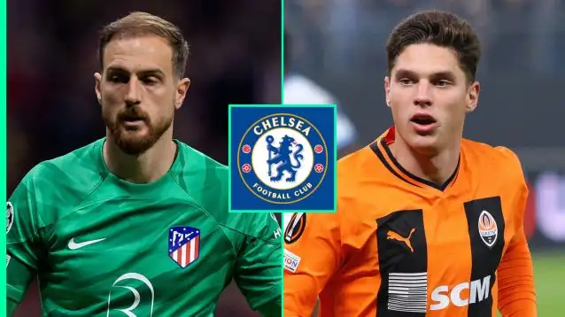 Atletico Madrid goalkeeper Jan Oblak, Shakhtar Donetsk playmaker Georgiy Sudakov