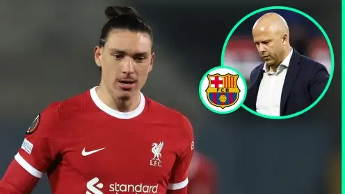 Liverpool star ‘travels to Barcelona’ as ‘shock’ exit that’ll give Arne Slot a problem gathers pace