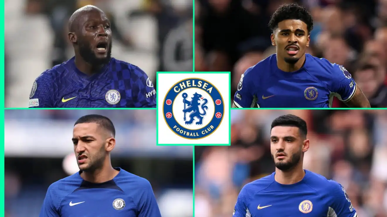 Romelu Lukaku, Ian Maatsen, Haki Ziyech, Armando Broja, Chelsea