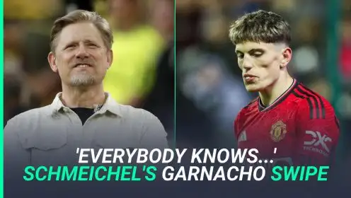 Schmeichel highlights major Garnacho problem after Man Utd winger flops vs Arsenal