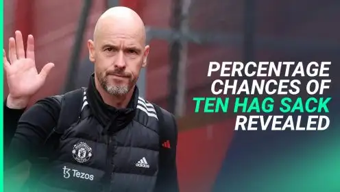 Ten Hag sack chances revealed by trusted Man Utd reporter after contact made with shock replacement