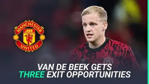 Remarkable Donny van de Beek twist with Man Utd flop to choose between three clubs