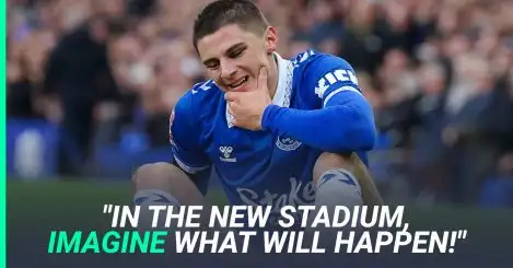 ‘The fan base is larger!’ – Everton star winds up Liverpool supporters and explains why Merseyside is Blue