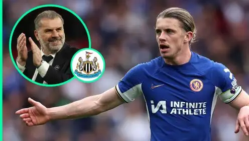 Postecoglou grinning as Chelsea star snubs Newcastle in favour of Tottenham switch