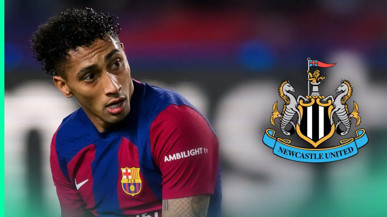 Newcastle are interested in Barcelona star Raphinha