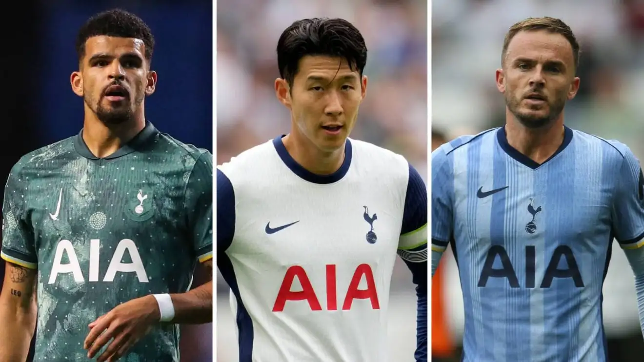 Dominic Solanke, Son Heung-min and James Maddison