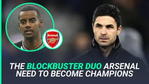 Arsenal told to break bank for £280m trio who can help wrestle title from Man City grasp