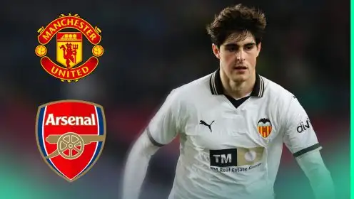 Man Utd, Arsenal on red alert as asking price for Valencia midfield sensation nosedives