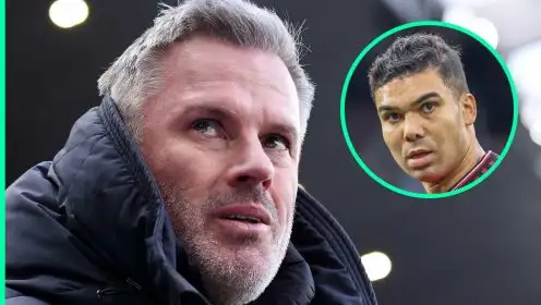 Jamie Carragher berated over ‘disrespectful’ comments about Man Utd star as Red Devil hits back