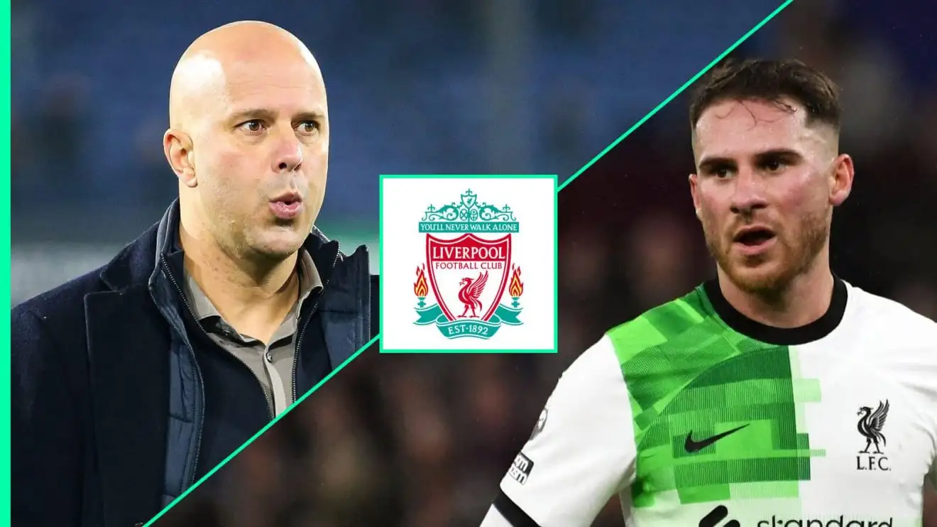New Liverpool boss Arne Slot and midfielder Alexis Mac Allister New Liverpool boss Arne Slot and midfielder Alexis Mac Allister