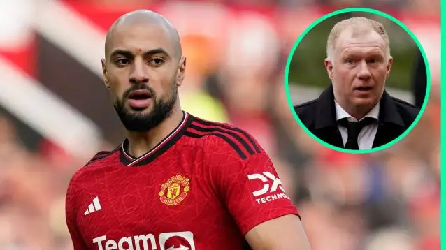 Paul Scholes has heaped praise on Sofyan Amrabat