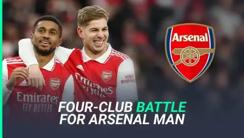 Four clubs fight for Arsenal star as big Champions League opportunity emerges