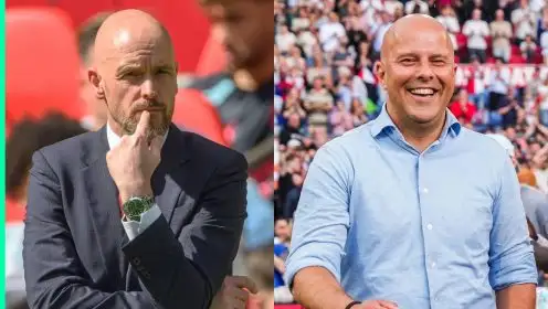 Erik ten Hag aims jibe at Man Utd in giving ‘beautiful’ Liverpool Arne Slot verdict