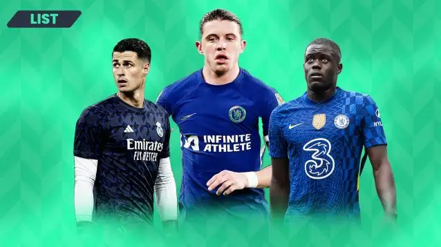 Conor Gallagher, Kepa Arrizabalaga and Malang Sarr