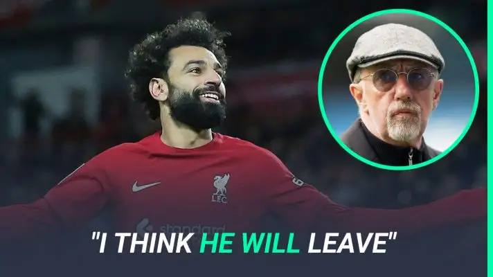 Mark Lawrenson thinks Mo Salah will leave Liverpool this summer