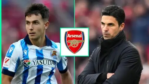 Arsenal hunt top Man Utd target after Martin Zubimendi rejects Arteta for Euro giants