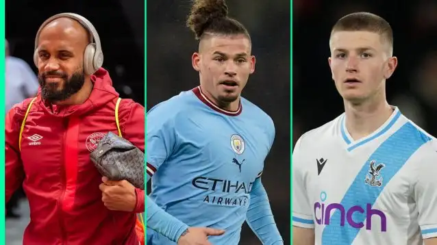 Bryan Mbeumo, Kalvin Phillips and Adam Wharton